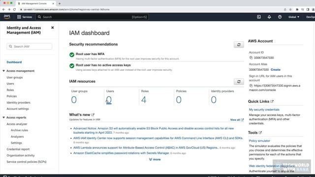 9.3  IAM. Manage Users, Roles and Permissions