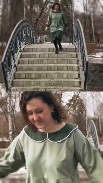 Сшила платье из остатков фланели от телогреек💔 #шить?