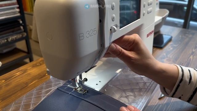 Полуавтоматическая петля на новой Bernina B325