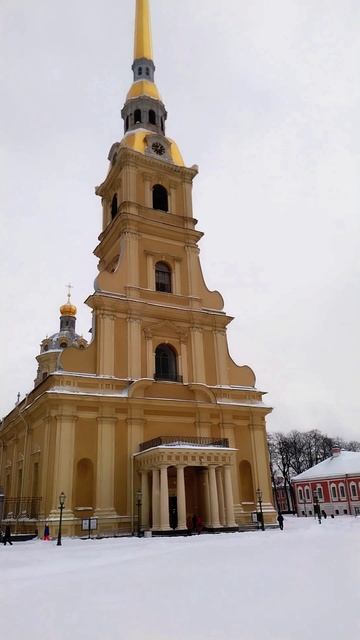 Петропавловский собор, Петербург. 12 декабря 2023.