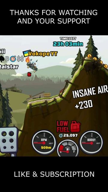 🎧 Is MOONLANDER A Top Today? 🎧 (Rocky Forest 4) - Hill Climb Racing 2 #shorts #hcr2