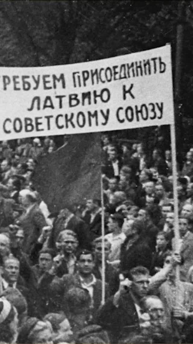 Присоединение Прибалтики к Советскому Союзу – это выбор народов?