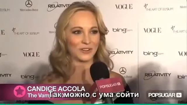 Кэндис Аккола на красной дорожке Art of Elysium.mp4