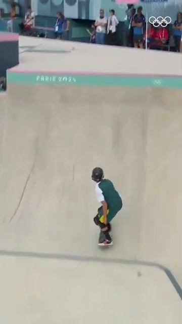 Keegan Palmer and his #Paris2024 gold-winning run! 🛹🔥🥇 #Olympics