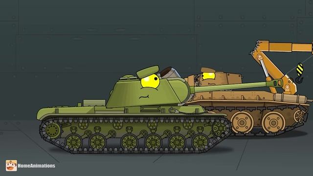 HomeAnimations – Мультики про танки  Сухопутного крейсера ＂Landkreuzer p1500＂ - НОВЫЙ советский МОНС