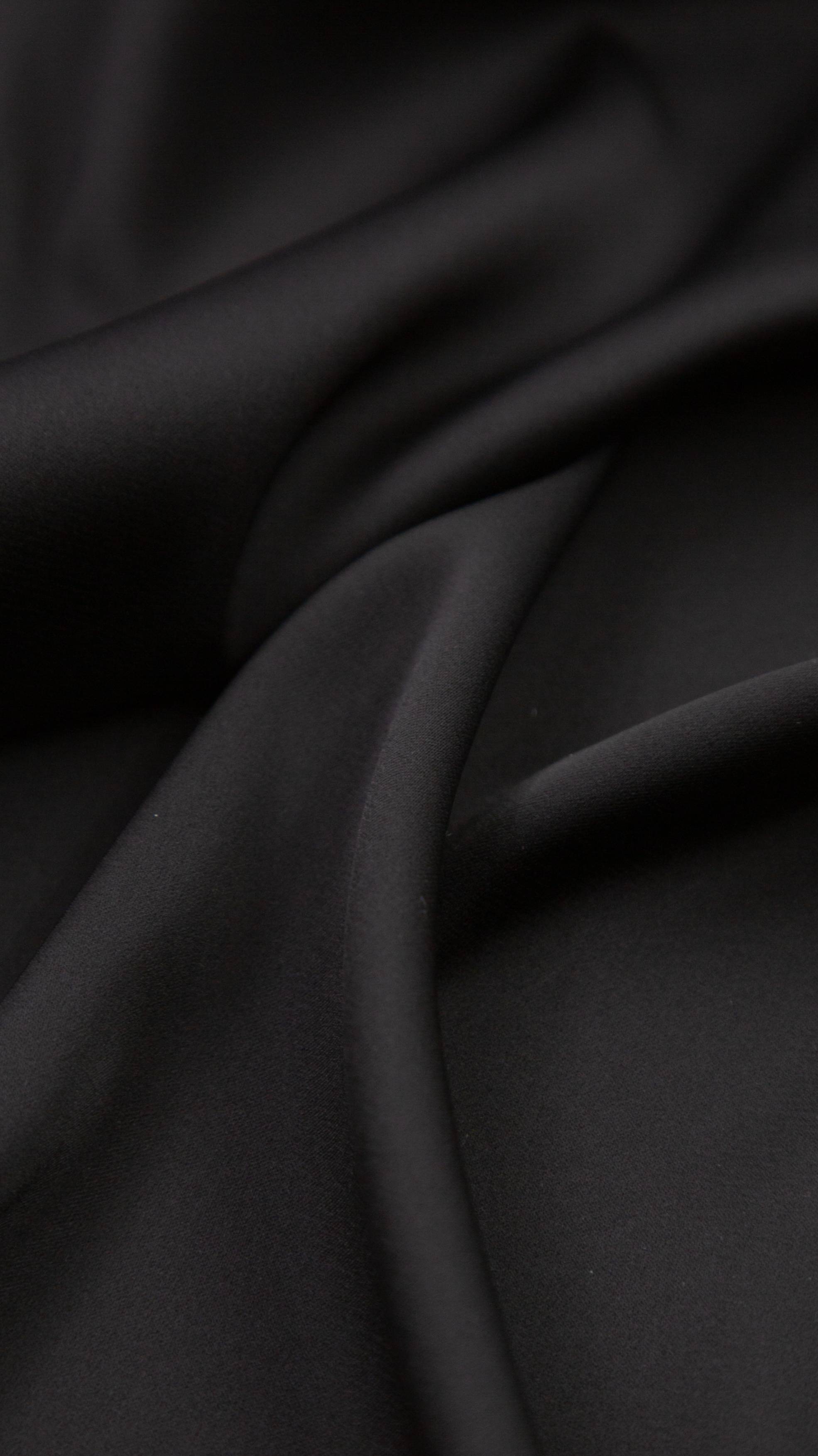 28016 Искусственный шёлк Черный, 108 гр/м2, 130 см