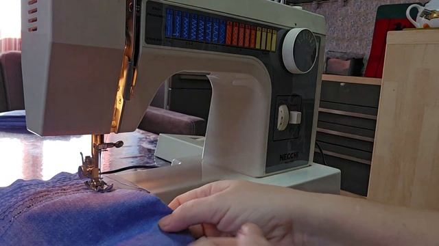 Nähmaschine Necchi 559— Test, Sewing machine review, швейная машина тест