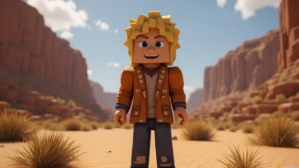 🏜️ Одинокий шаг по кубическому пустырю