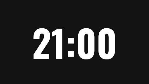 21 минут таймер
