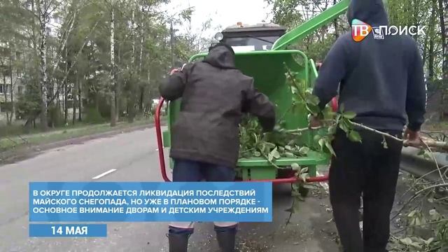 В Клину коммунальные службы окашивают общественные пространства