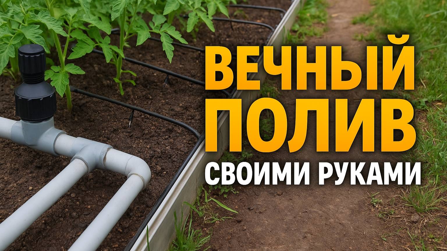 Вечный капельный полив своими руками — обновлённая версия!