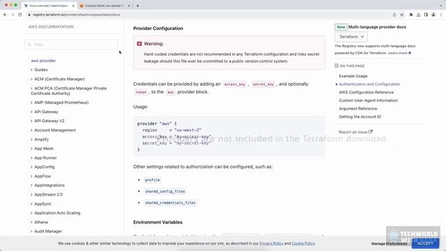12.3 Providers in Terraform