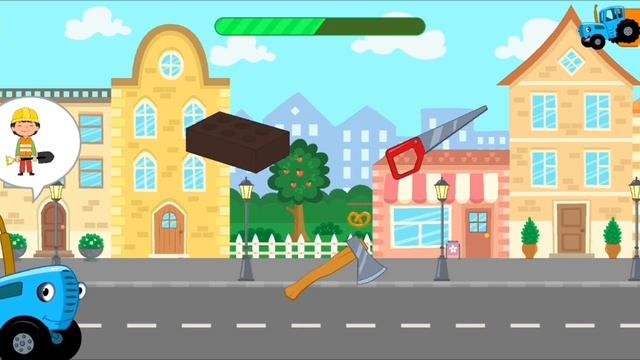 Синий Трактор Развивающие Игры.Обучающий мультфильм для малышей.Во что поиграть.GAME WORLD TOYS.mp4