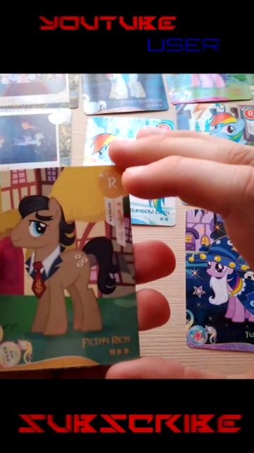 Карточки Kayou My little pony распаковка обзор 14