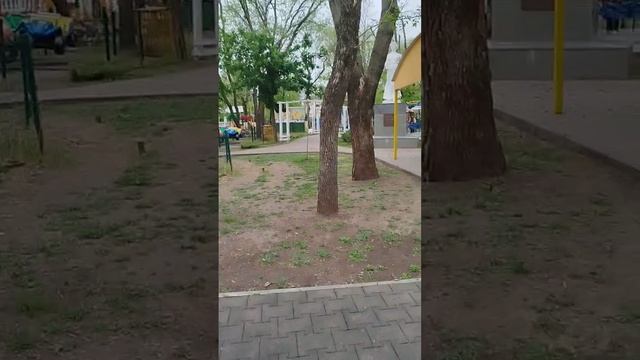 Парк Горького в Ейске сегодня 10 мая 2025, обзор на парк имени Горького, церковь, аттракционы в парк