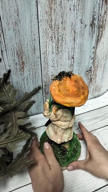 Ватная игрушка Мадам-Лисичка