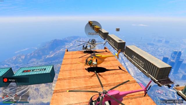 БЕГИ БЫСТРЕЕ ПО ДЕРЕВУ ПОКА ОНО НЕ РАЗРУШИЛОСЬ! (GTA 5 Смешные Моменты)