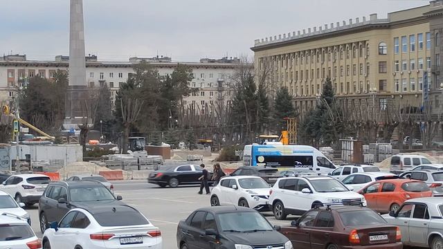 Ремонт улиц Волгограда обновление Стеллы и вечного Ог