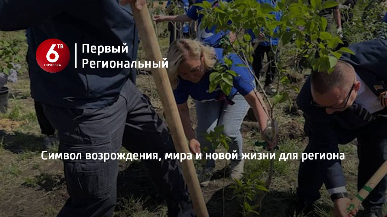 Символ возрождения, мира и новой жизни для региона