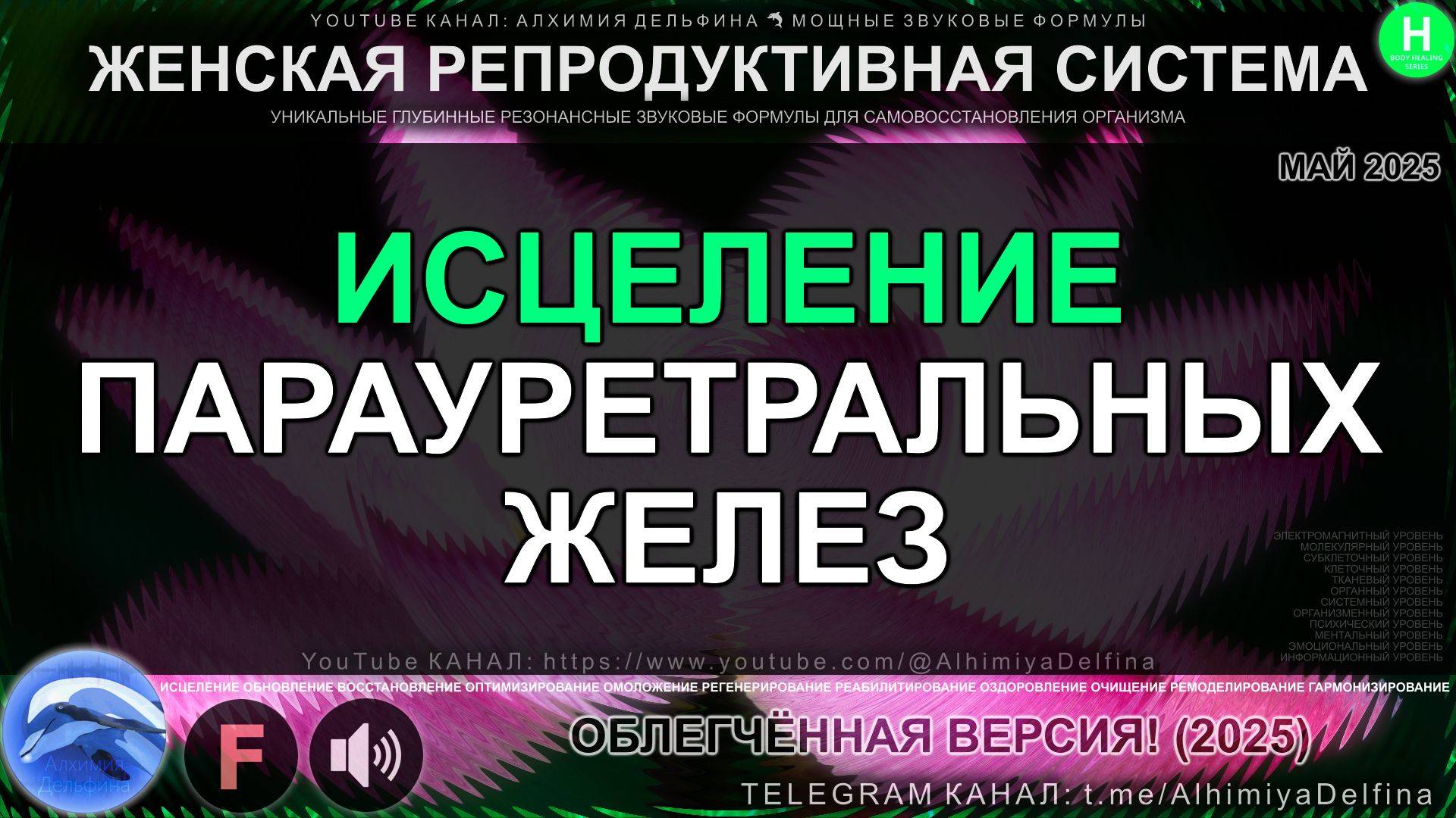 🌿✨ ВИБРАЦИИ ПАРАУРЕТРАЛЬНЫХ ЖЕЛЕЗ 💧🌸 Женское Здоровье и Благополучие