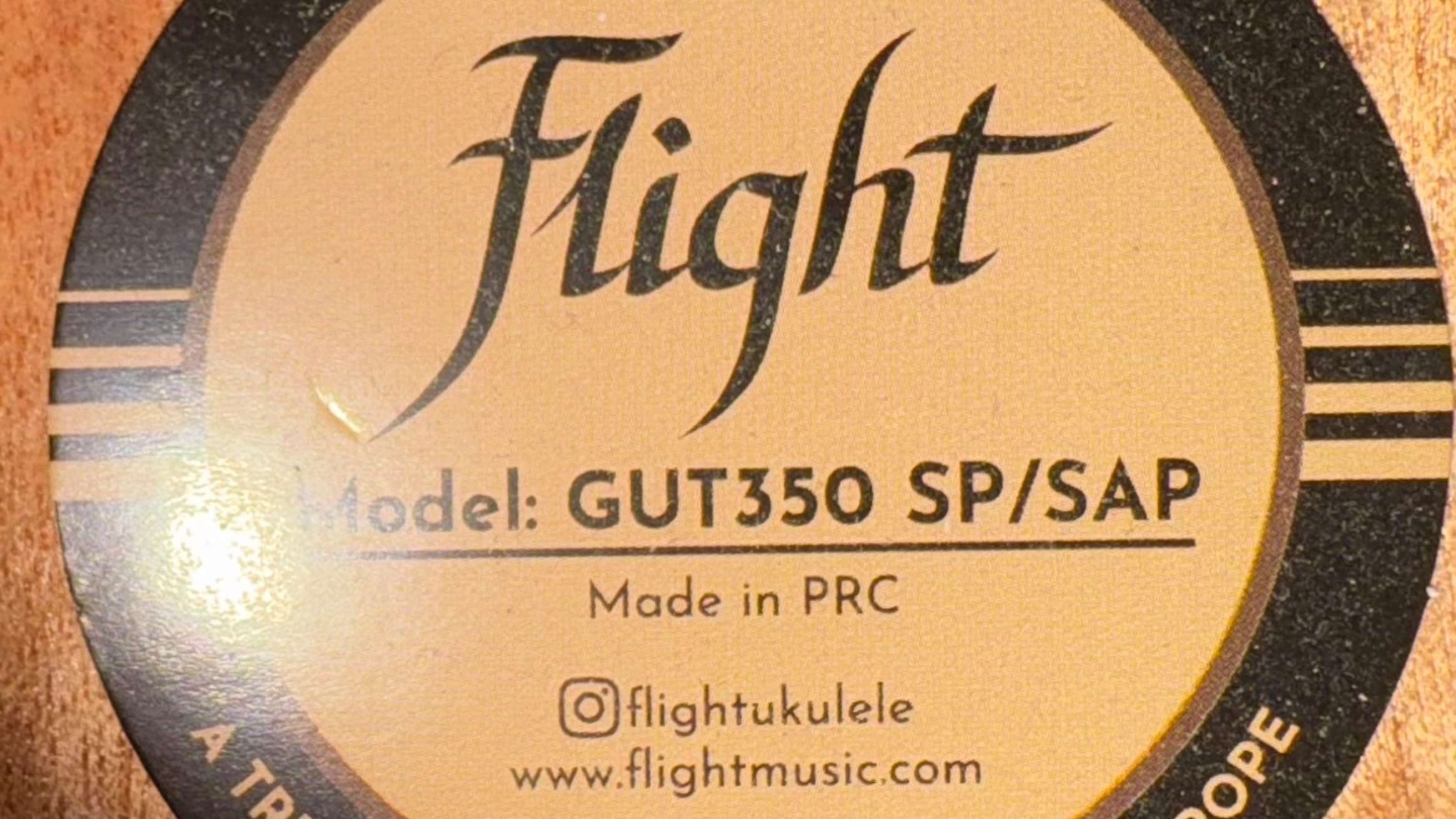 Гиталеле Flight GUT350 SP/SAP - В роще пел соловушка