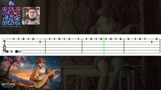 🎸 The Witcher 3 - Priscilla's Song, The Wolven Storm (Guitar Tutorial) Ⓜ️