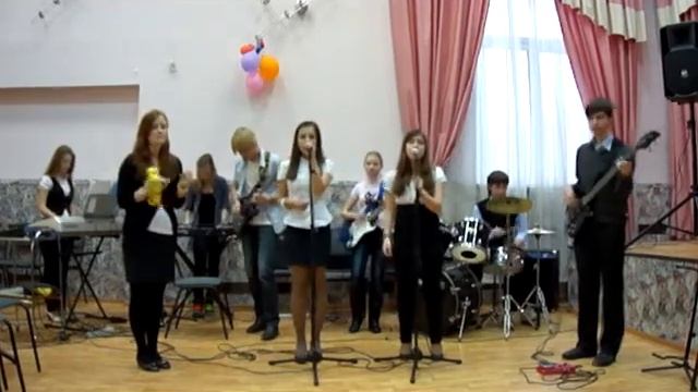 Школьный ВИА "АТОМНЫЕ ДЕТИ" - SWAY