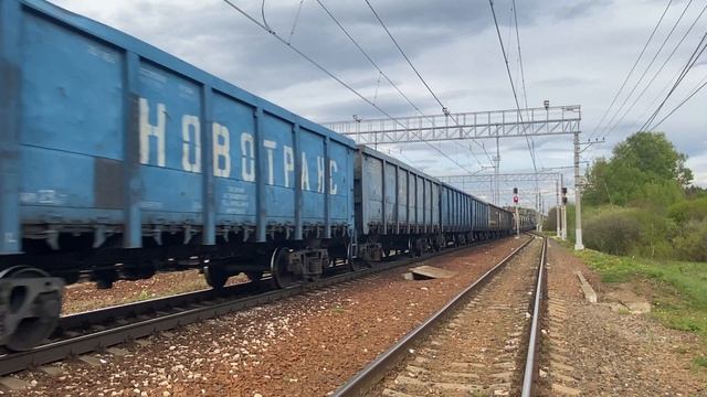 Электровоз ВЛ11М-036 «Грузовой сторону станции Голицыно» станция Петелино. 15.05.2025.