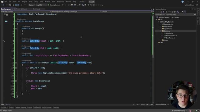 18.Creating the Booking entity