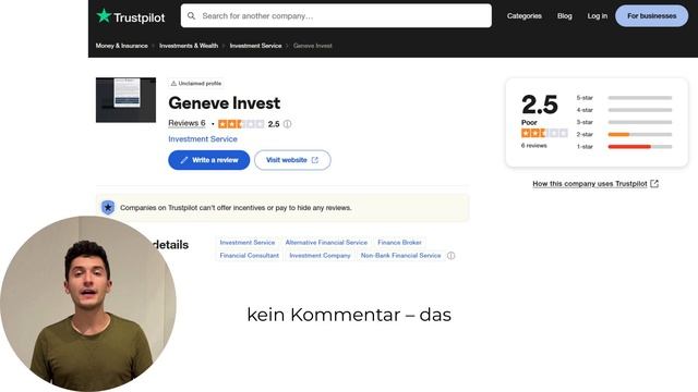 Geneve Investment Insolvenz Erfahrungen