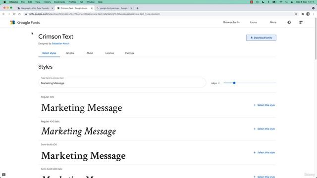 122. What fonts can I use plus font pairing in Figma