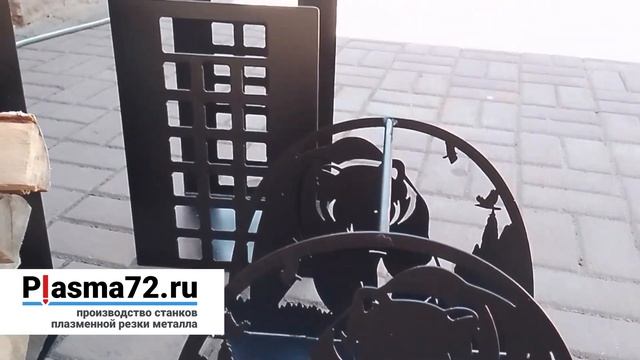 Видео от покупателя - резка металла на ЧПУ плазморезе P