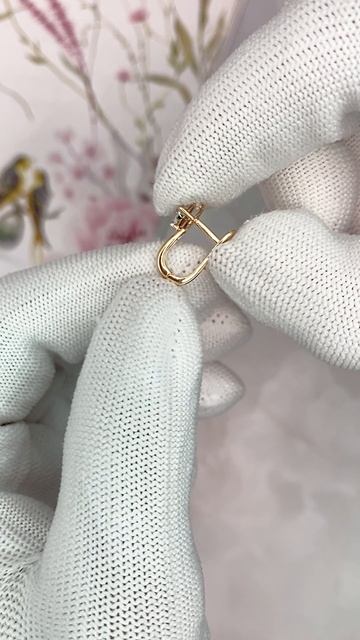 Серьги с лабораторными бриллиантами, арт: К9289