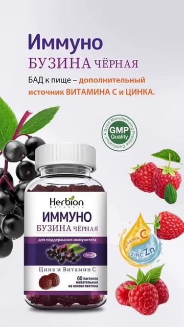 ИММУНО БУЗИНА ЧЕРНАЯ #здоровье #иммунитет #витамины #п?