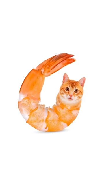 я недостаточно кот и креветка