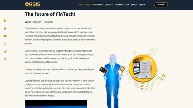 💰ICO ORBIS💰 Новая эра банковских услуг