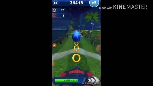 Летсплей Sonic Dash