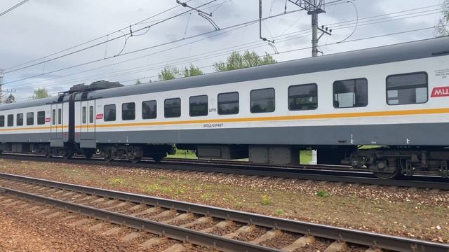 Электропоезд ЭП2Д-0094 станция Петелино до станции Икша. 15.05.2025.