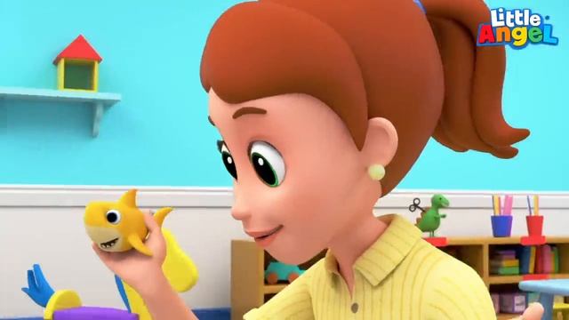 Little Angel - Мультик Про Пожарную Часть 🚒   Детские Песенки Про Профессии   Little Angel Русский