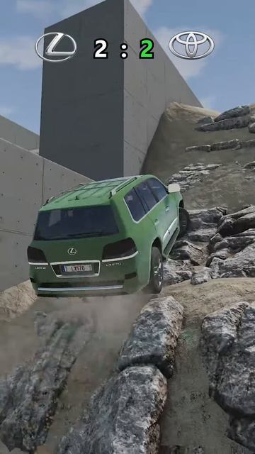 Lexus LX570 VS Toyota 4Runner! #beamngdrive #beamng #gaming