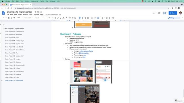 235. Class project 17 - Prototyping
