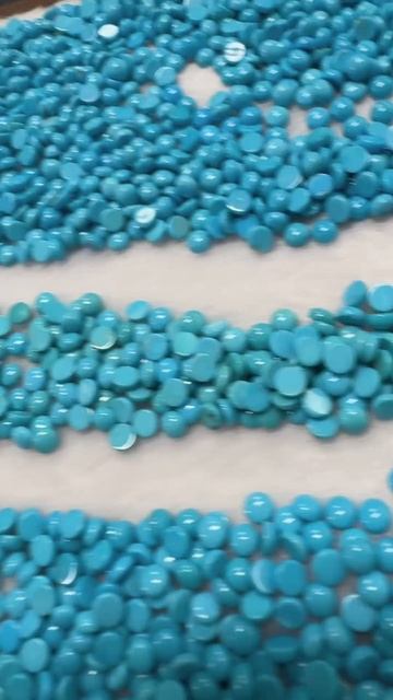 250514-15 Sleeping Beauty Turquoise Cabochon: Galaxy on Your Finger