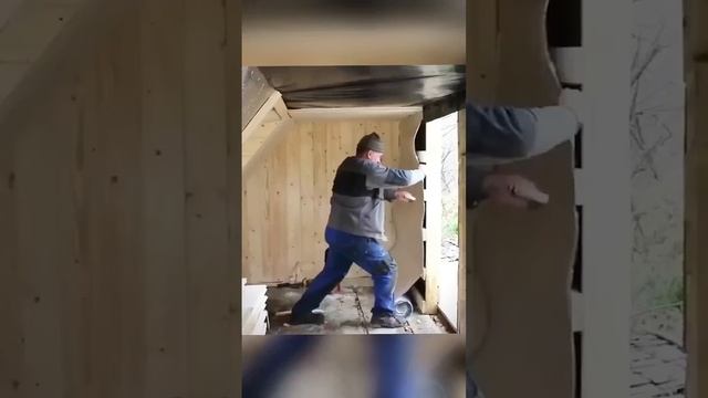 Решил обновить домик для рыбалки и отдыха