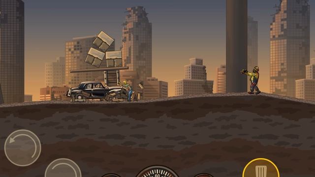 Прокачка центра тяжести машины и турбоускорителя: earn To Die 2