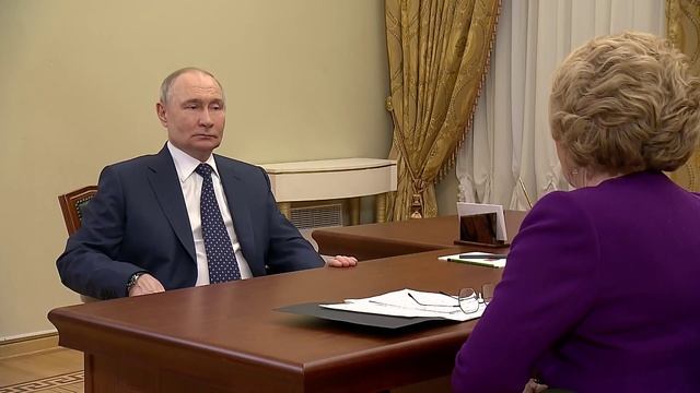 Встреча Президента России Владимир Путина