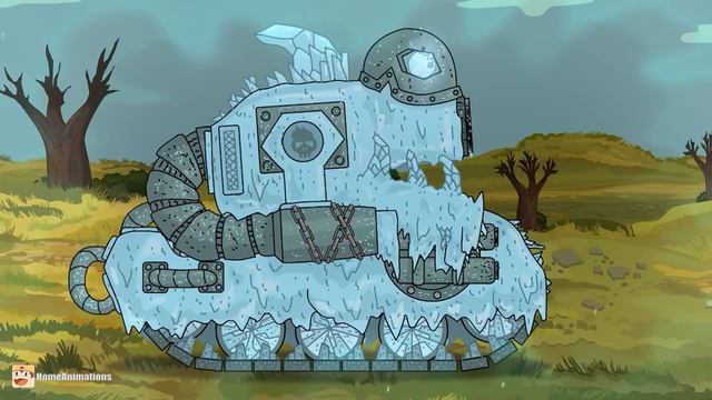 HomeAnimations – Мультики про танки  Ледяное царство ： Холодок vs Арто-Монстр - Мультики про танки