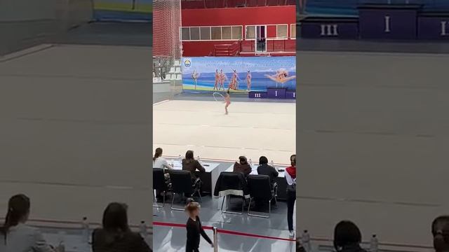 Я выступаю на чемпионате и первенстве республики Бурятии.  Обруч
