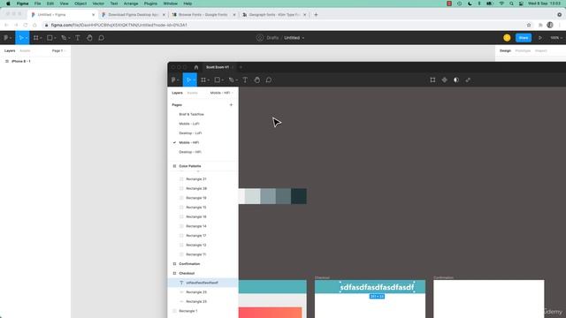 121. Font on Desktop vs Browser Figma