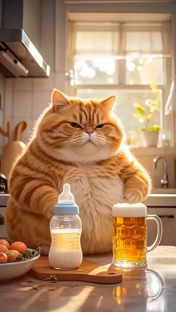 Lovely Fat Cat #shorts #ai