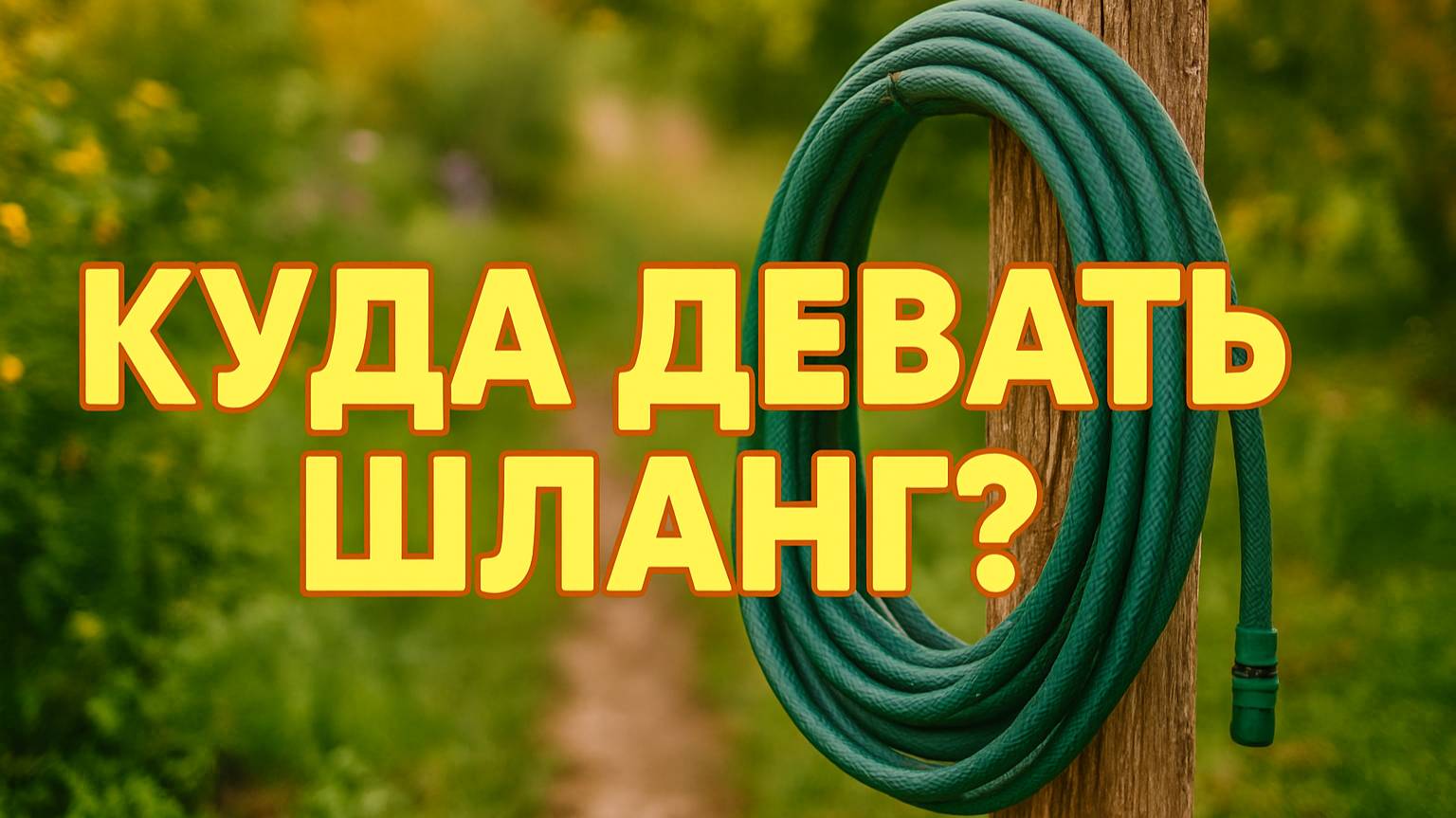 Как хранить шланг, чтобы не перекручивался и не трескался?